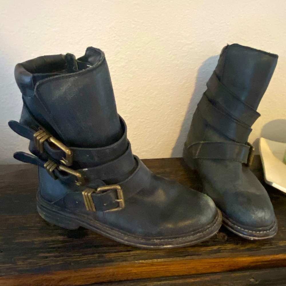 Jeffrey Campbell Buckle Boots